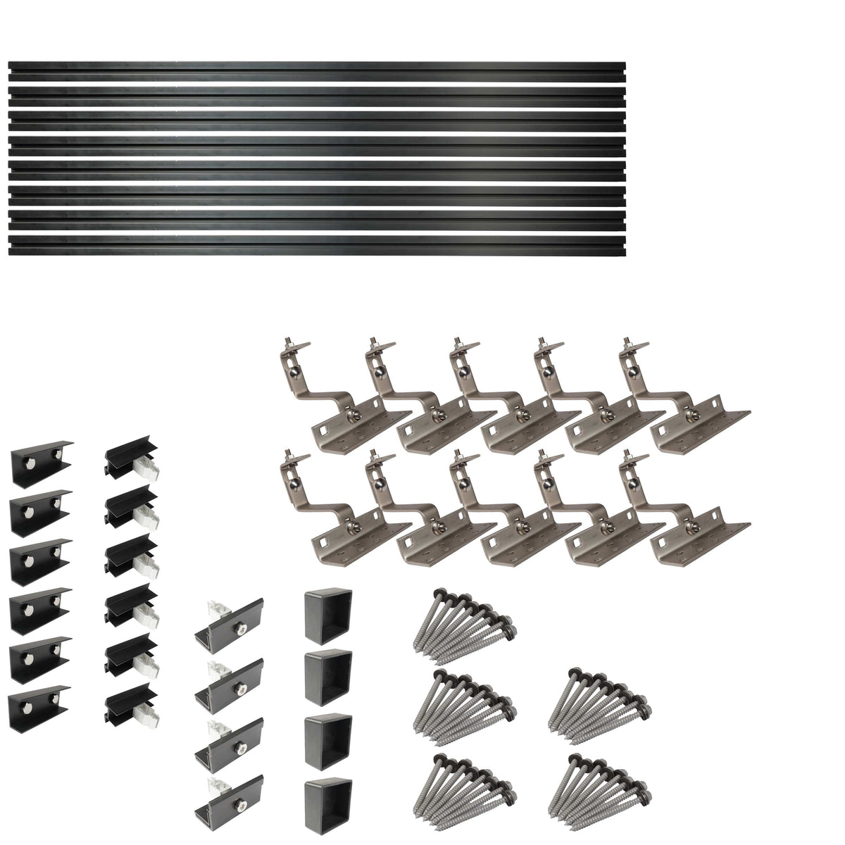 950 W EcoFlow STREAM Ultra X Balkonkraftwerk | Set mit Mikrowechselrichter und 2x 475 W DAH bifacial Solarmodul mit Hausdachhalterung und 3,84 kWh Speicher