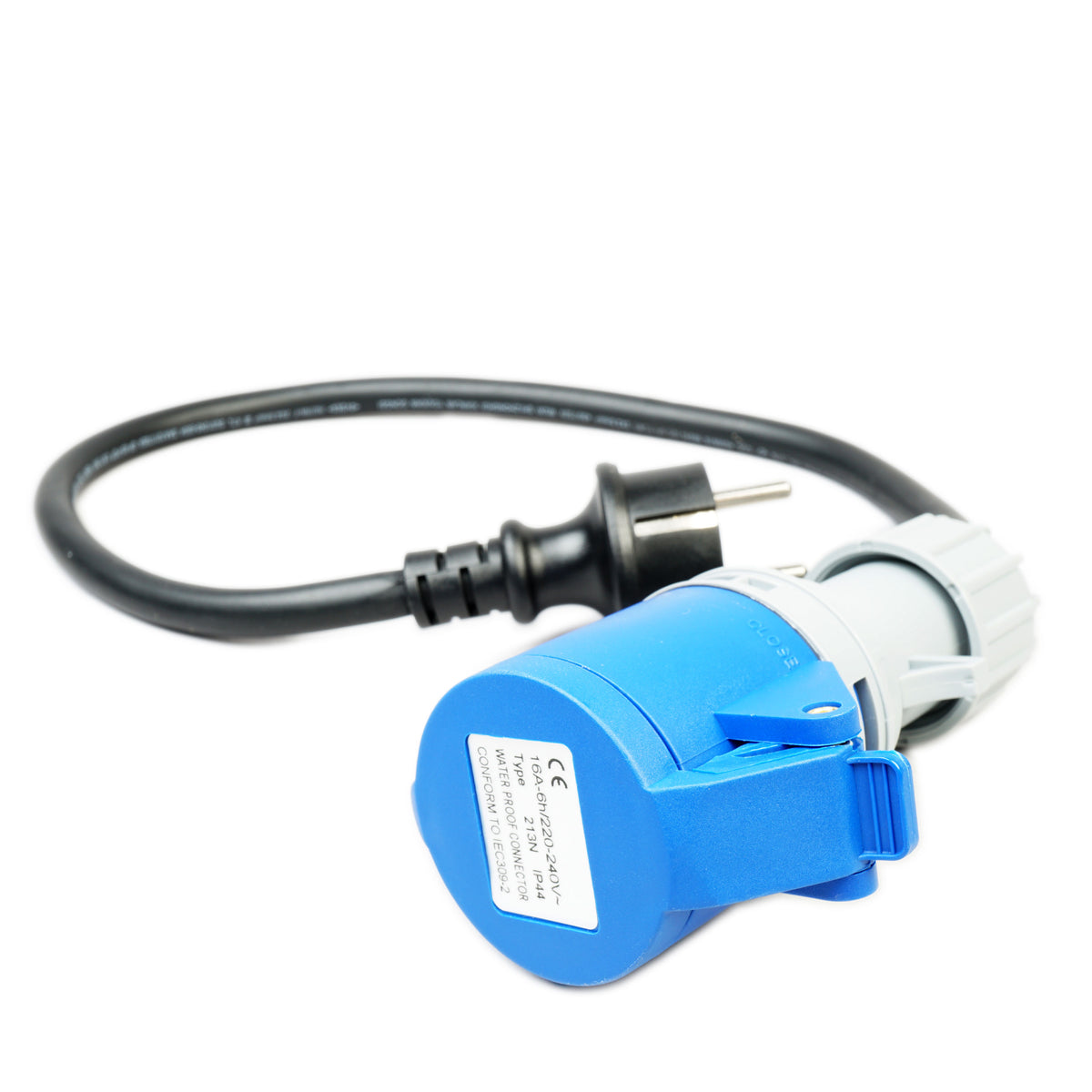 WATTSTUNDE® CEE-Adapterkabel CEE weiblich/Schuko 50 cm, 16 A