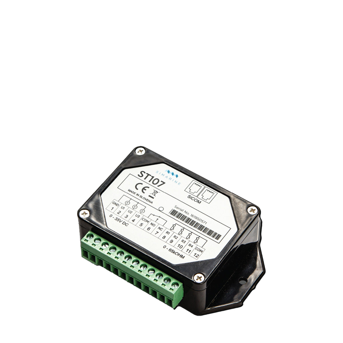 Simarine PICO Blue Set Rev2 - Batteriemonitor, Tankelektrode und 2 x Shunt Schwarz-mit Einbaurahmen