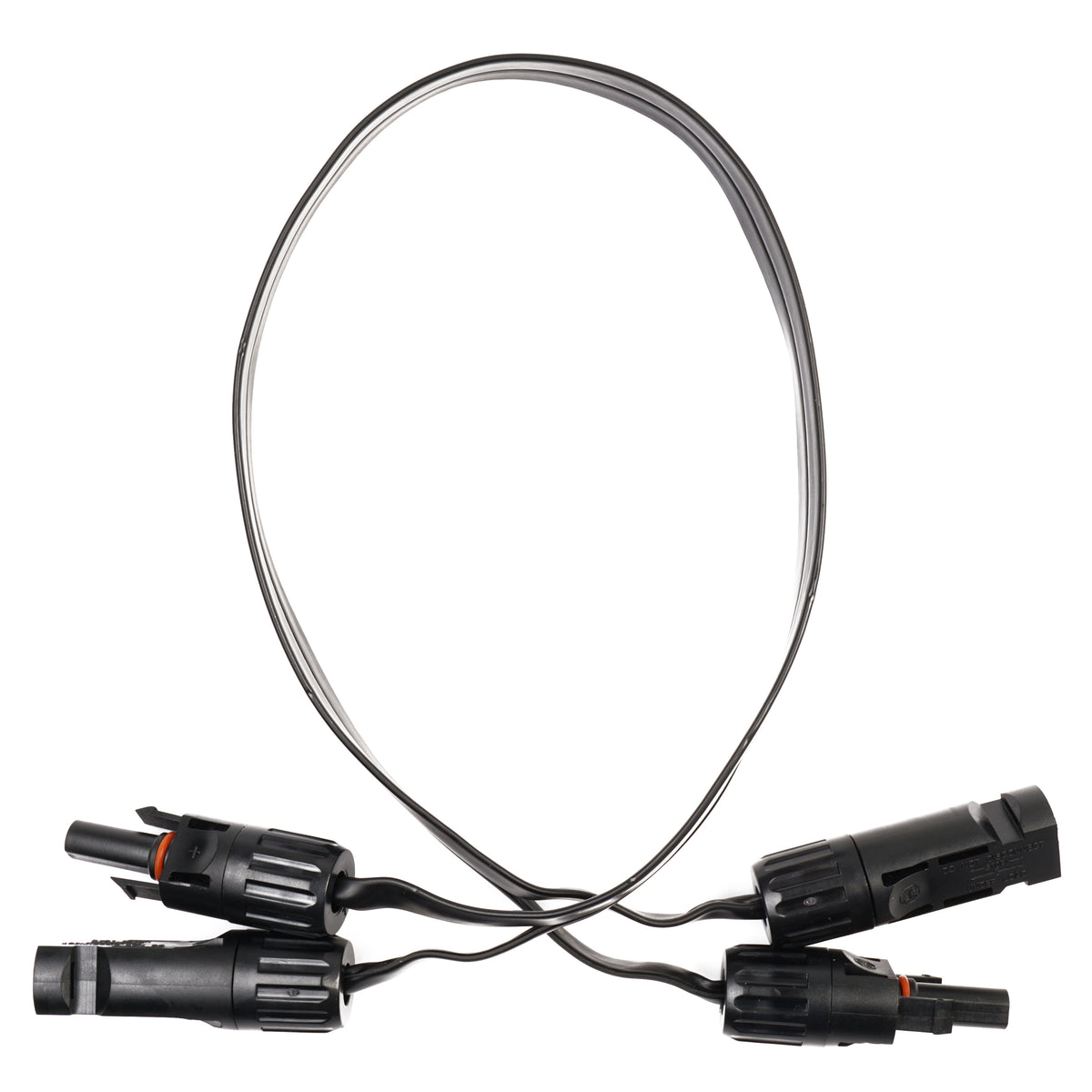 WATTSTUNDE® MC4 auf MC4 Flachbandkabel 50 cm