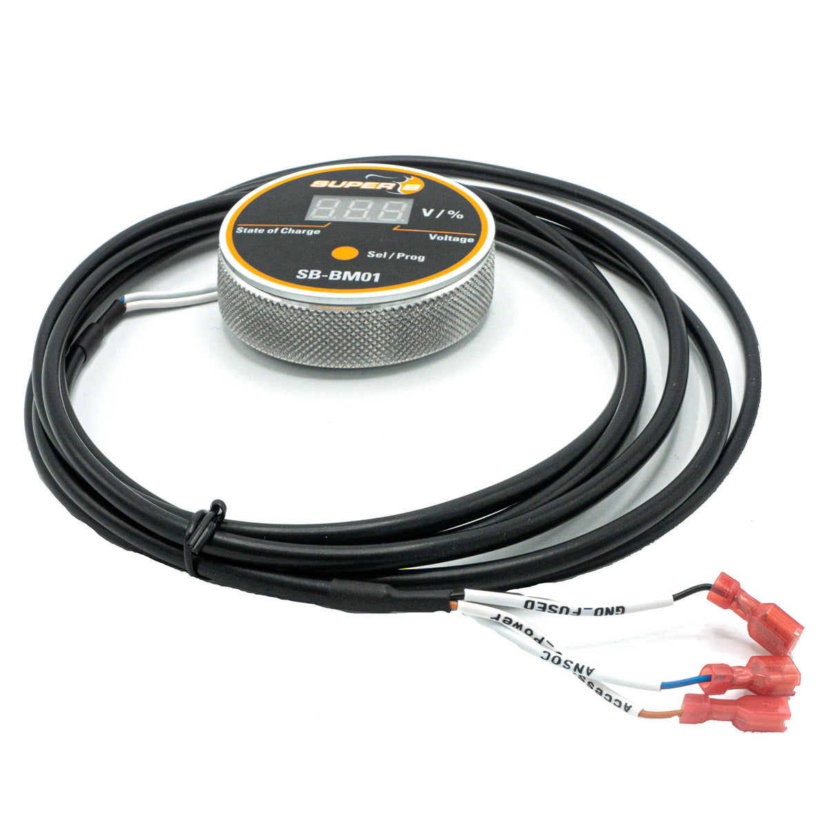 Super B Anzeige BM01 12V + Kabel 10m für Epsilon 12V100/12V150Ah