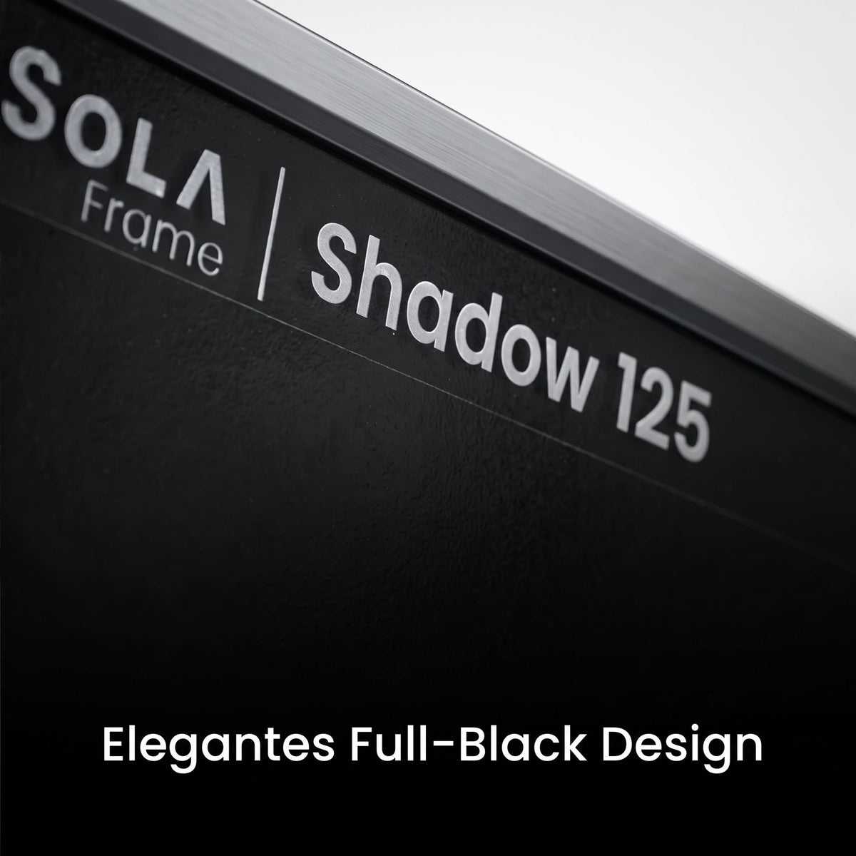 WATTSTUNDE® SOLA Frame Shadow Solarmodul 125 W