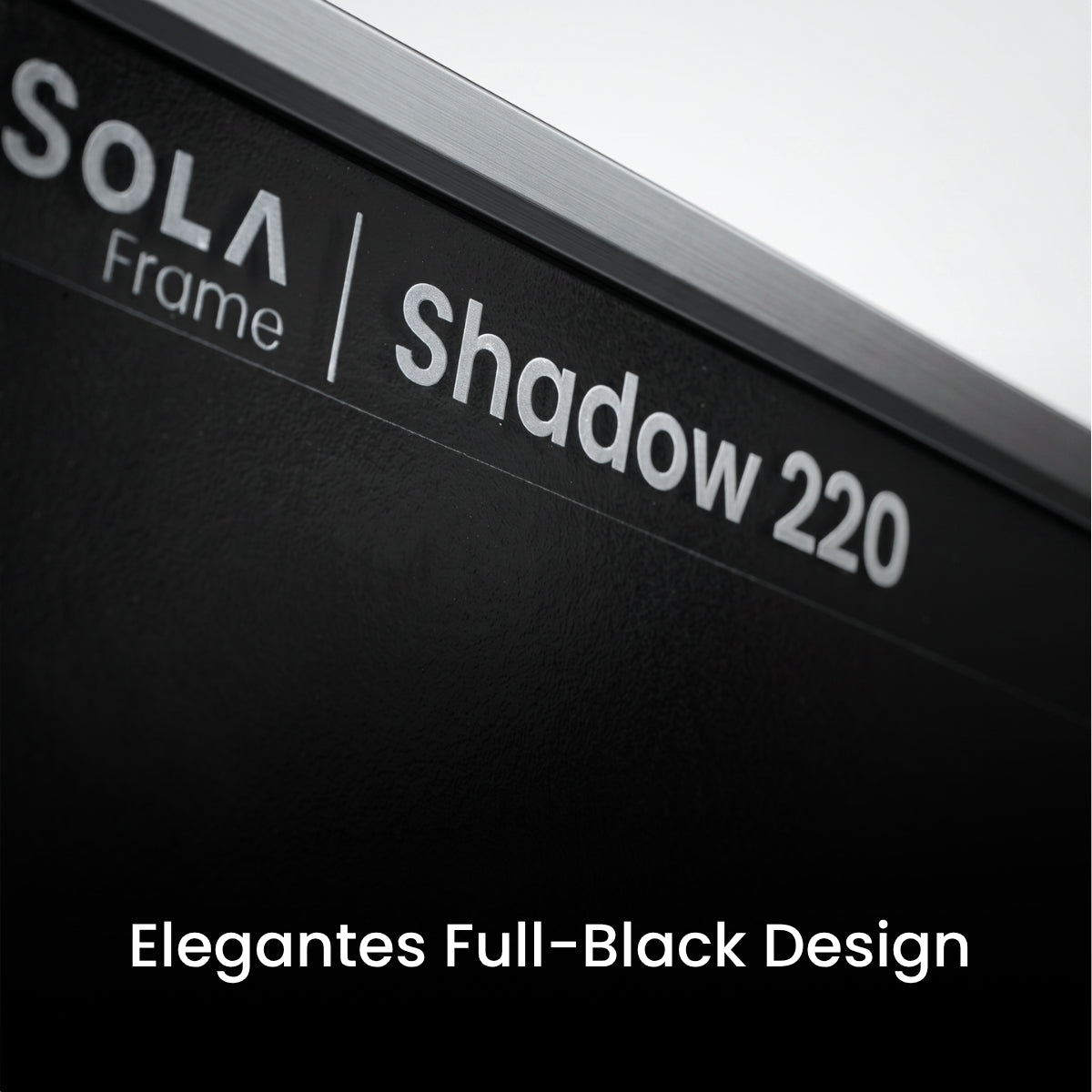 WATTSTUNDE® SOLA Frame Shadow Solarmodul 125 W