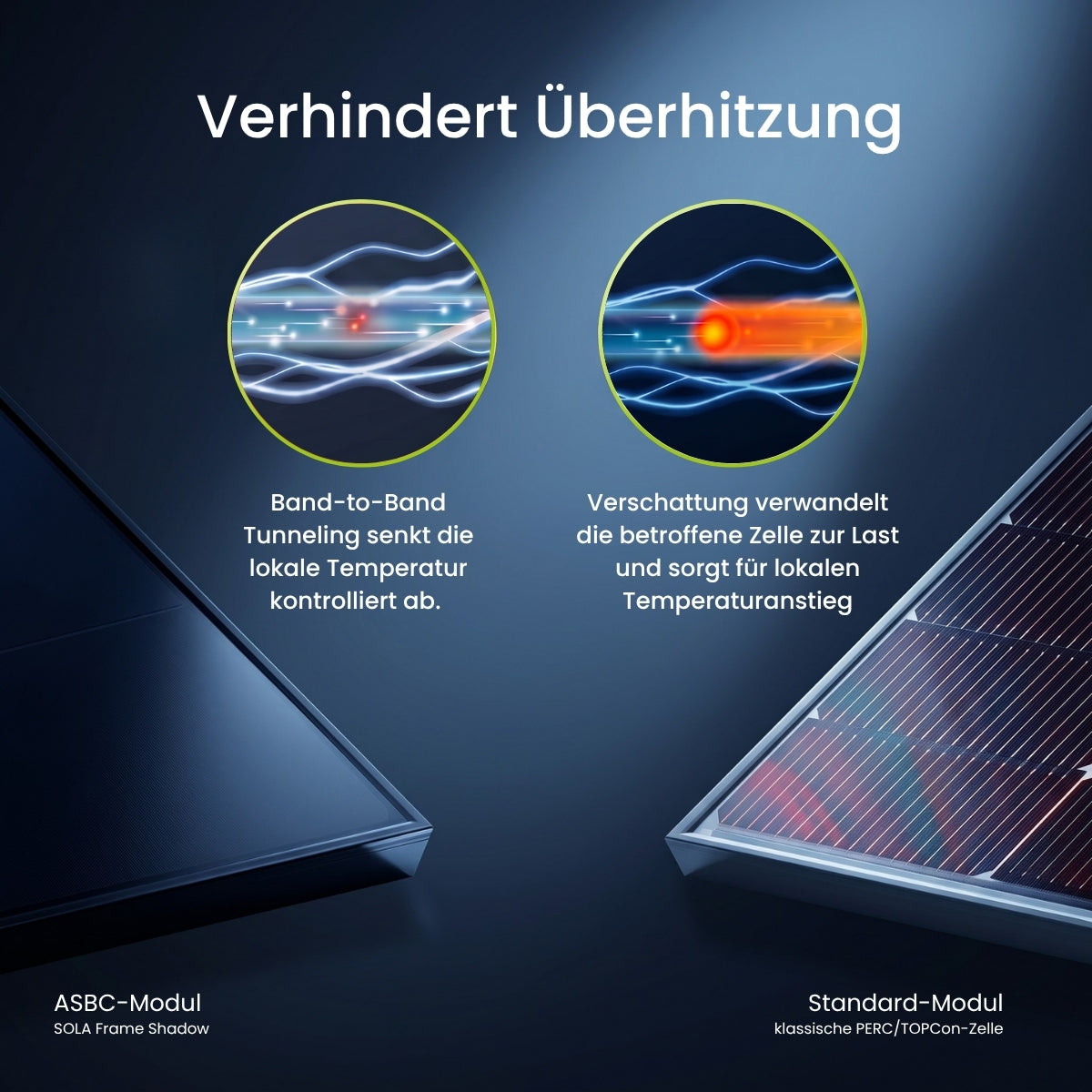 WATTSTUNDE® SOLA Frame Shadow Solarmodul 125 W