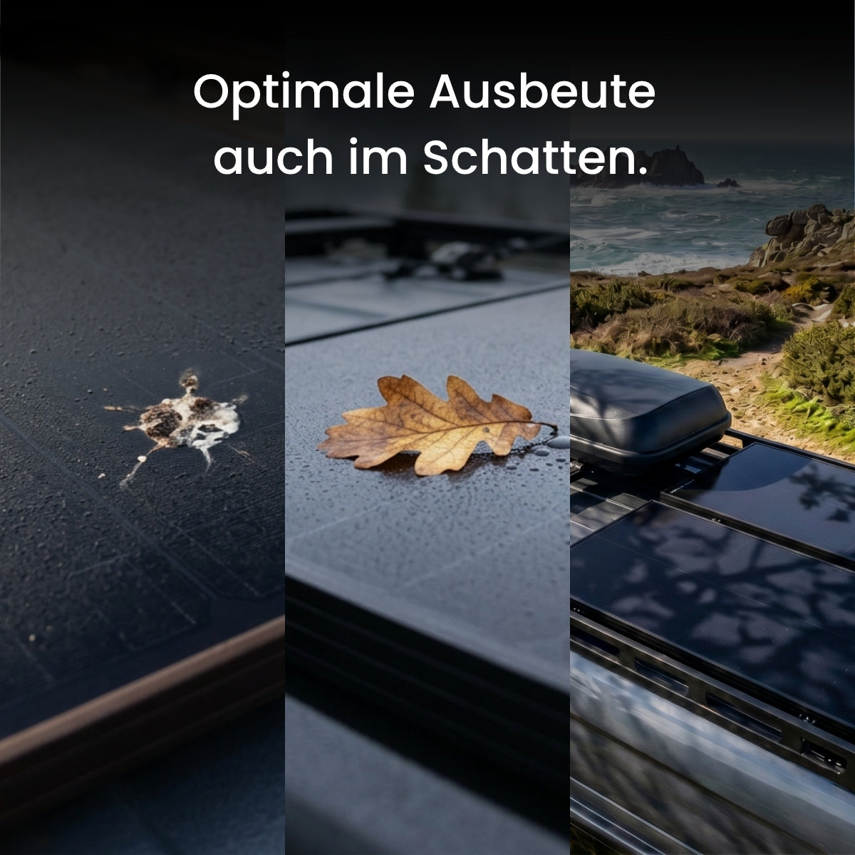 WATTSTUNDE® SOLA Frame Shadow Solarmodul 80 W