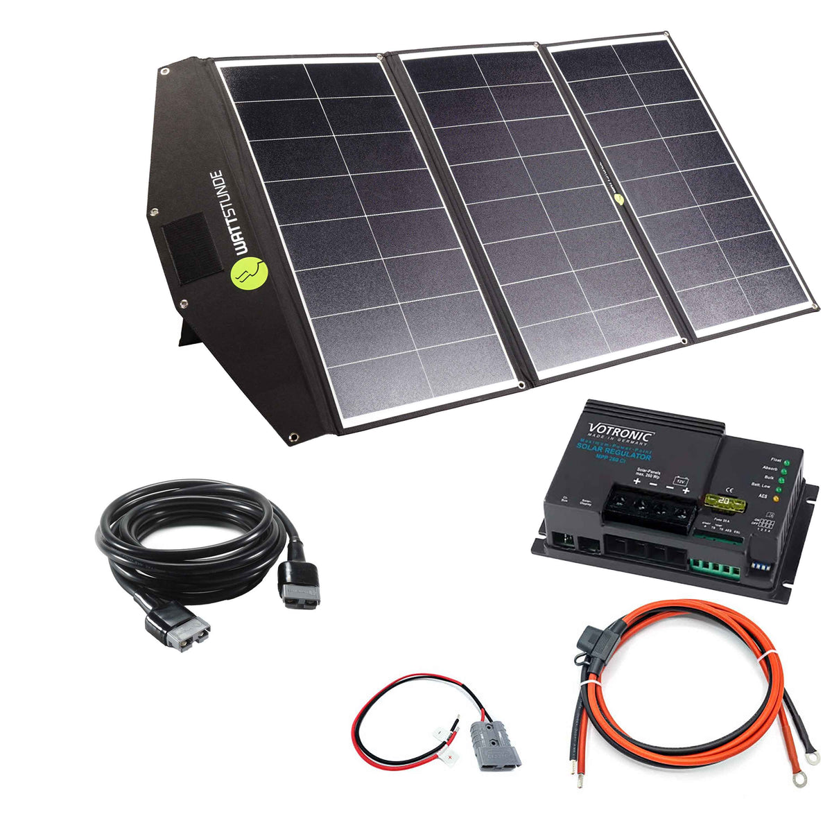 WATTSTUNDE SOLA Ease SunFolder 200Wp Solar Bag Variation Set Votronic MPP260 Yes