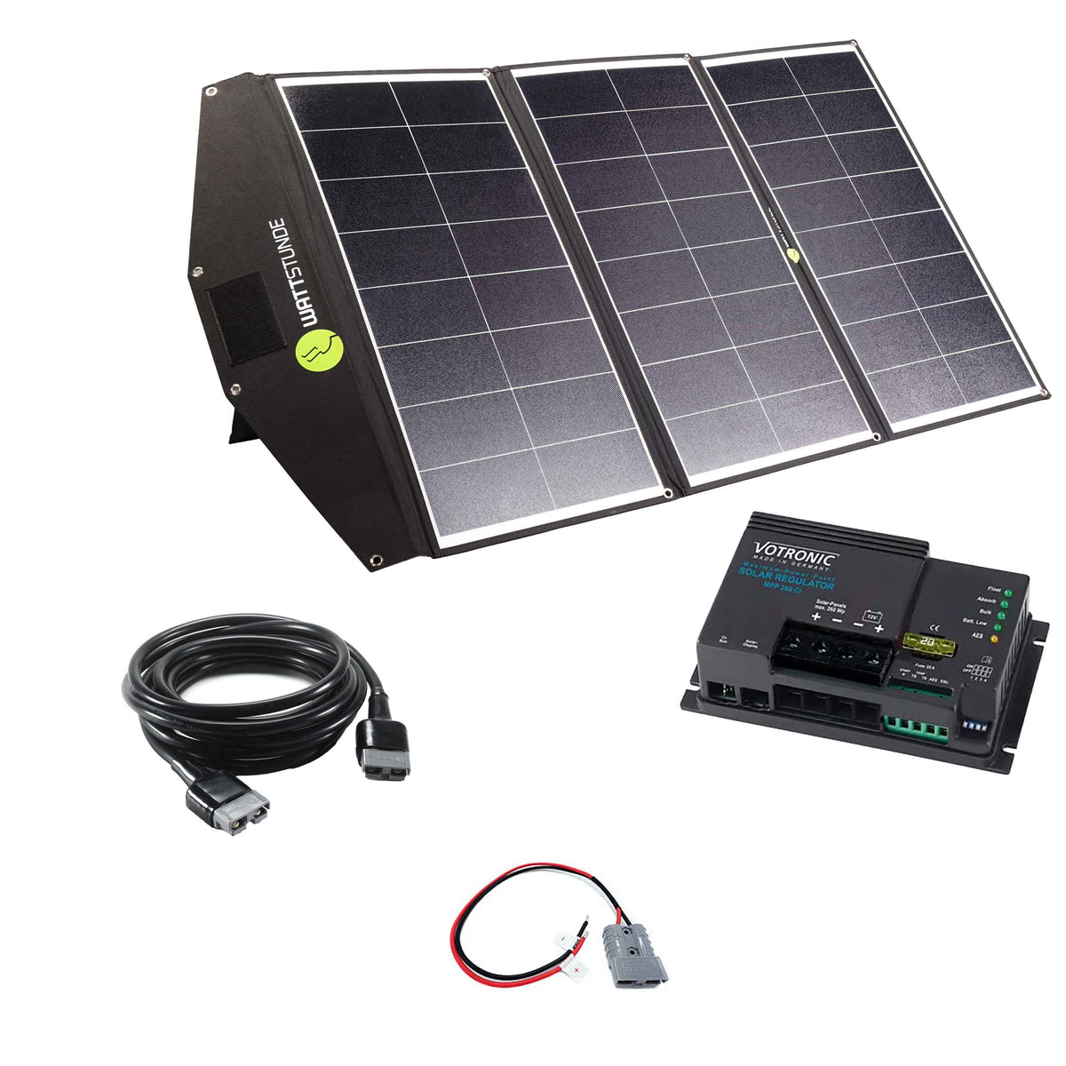 WATTSTUNDE SOLA Ease 200W SunFolder Solar Bag Variation Set Votronic MPP260 No