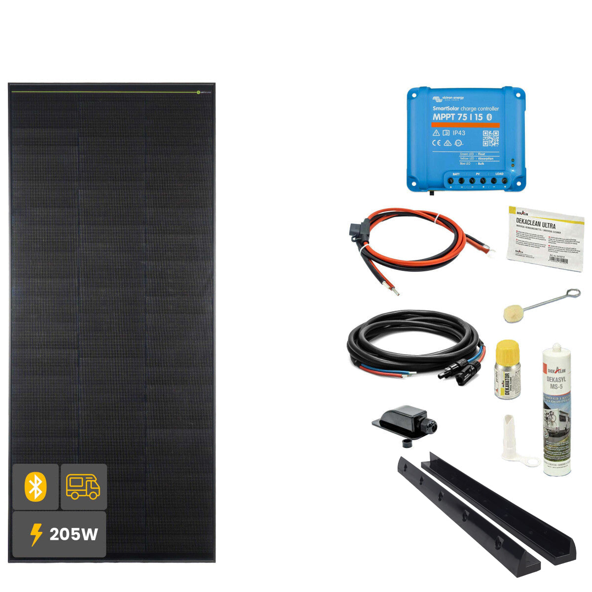 205 W SOLA Frame Black Wohnmobil Komplettset schwarz