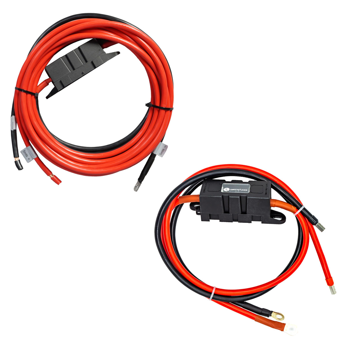 WATTSTUNDE Booster Kabelset für Starter- Aufbau-Batterie 5 m