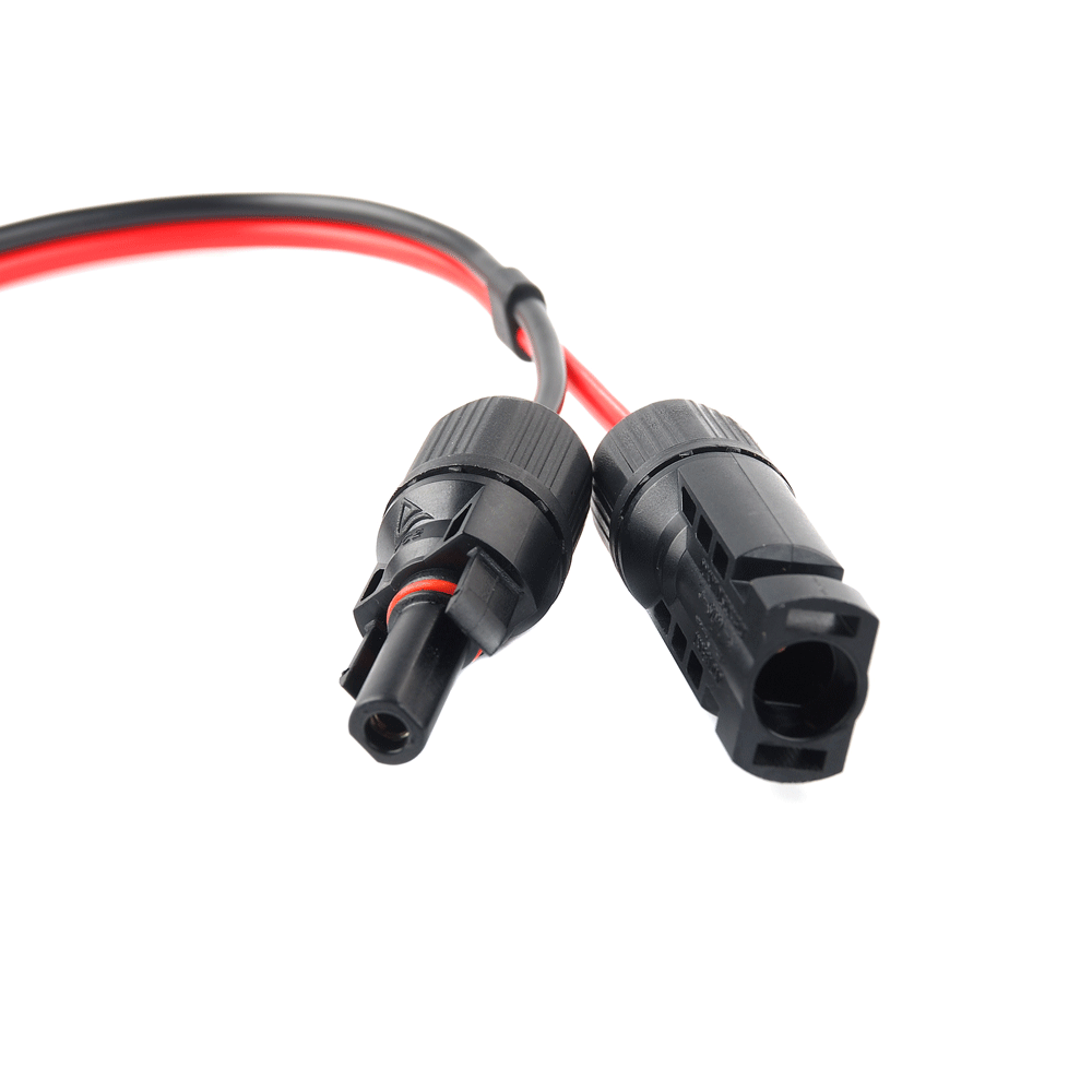 WATTSTUNDE® Adapterkabel (2x)2 mm² Typ-MC4/DC7909 männlich 20 cm schwarz