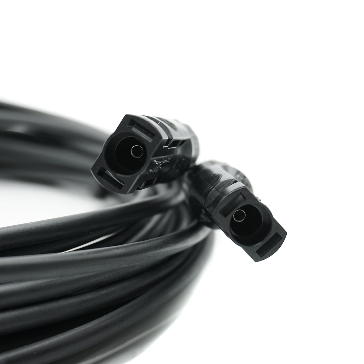 WATTSTUNDE® Solarverlängerungskabel 2x6 mm² Typ-MC4/Typ-MC4 2 m schwarz