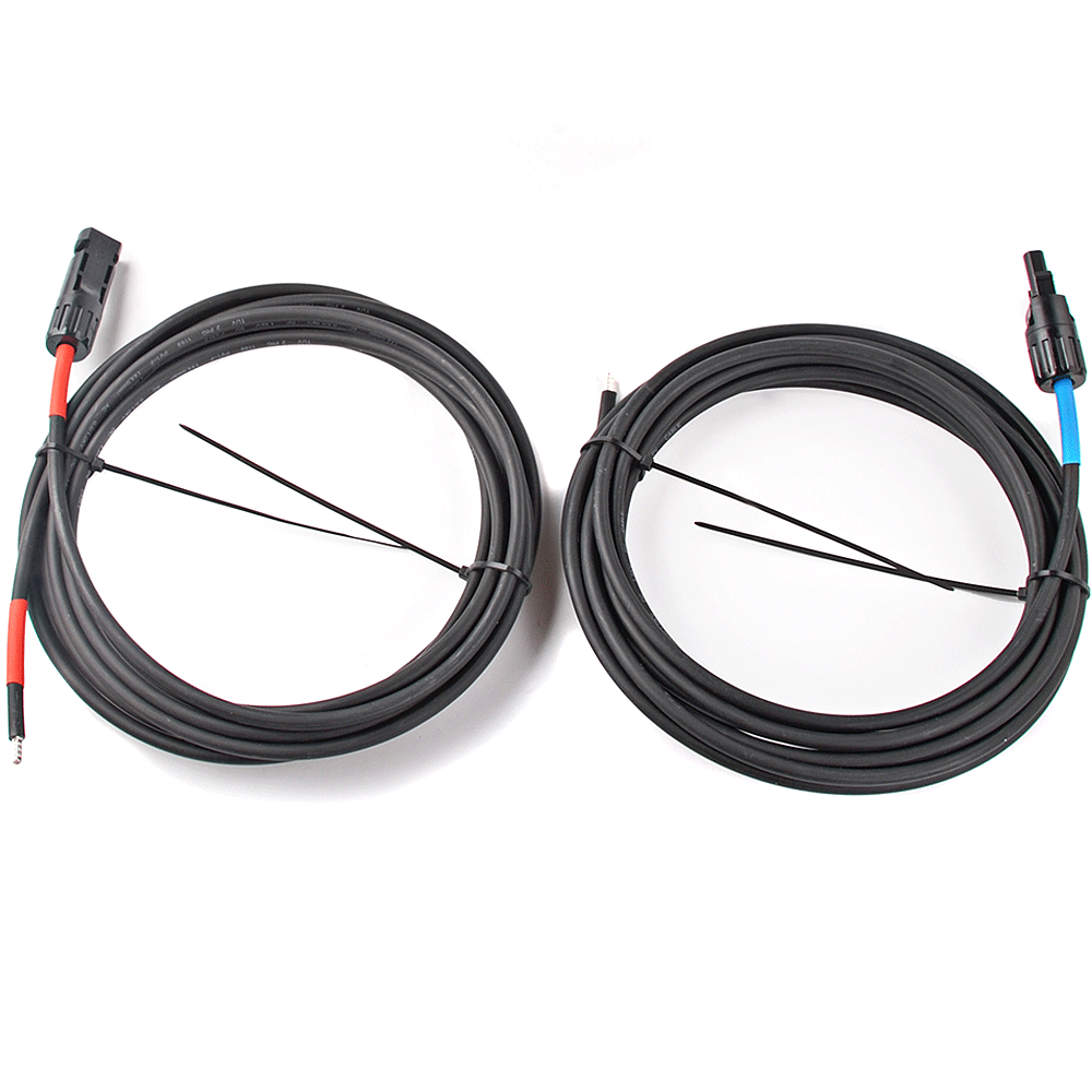 WATTSTUNDE® MVK 4.5 Anschlusskabel Solarmodul zu Laderegler 2 x 5 Meter 4 mm²