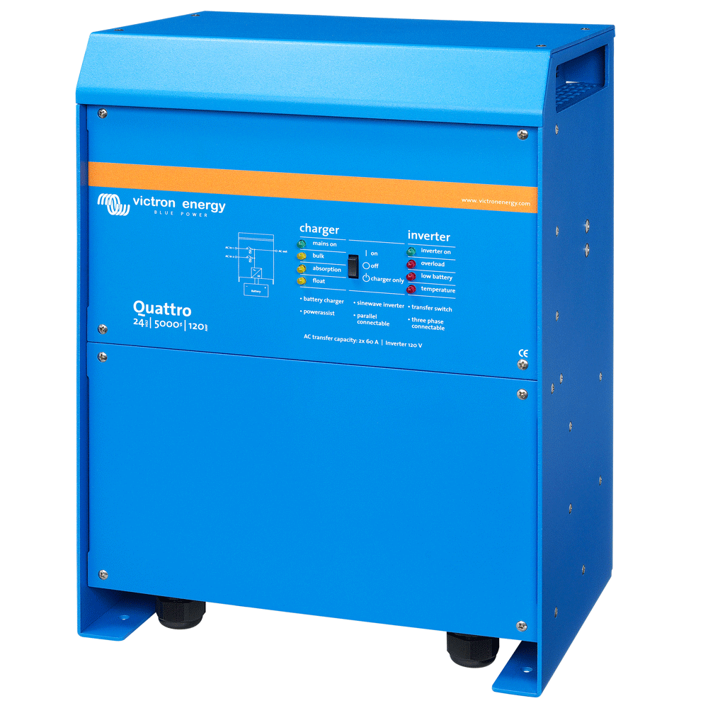 Victron Quattro 24/5000/120-100 Wechselrichter 4000W und Ladegerät 24V