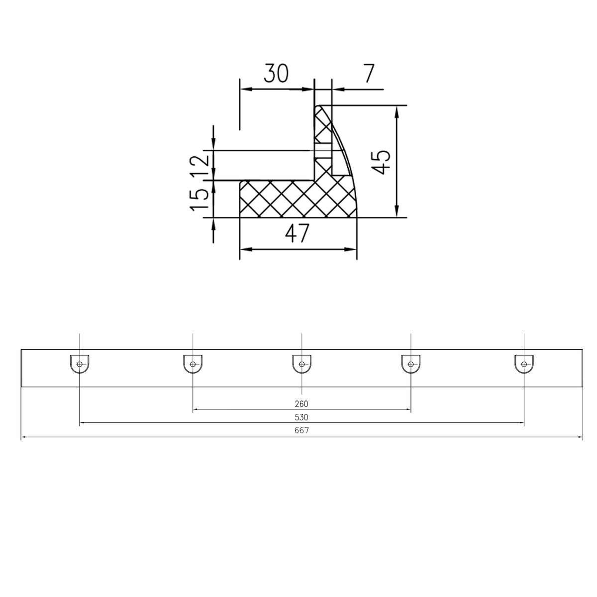 WATTSTUNDE® MOUNT Solarmodul Halterung 67 weiß