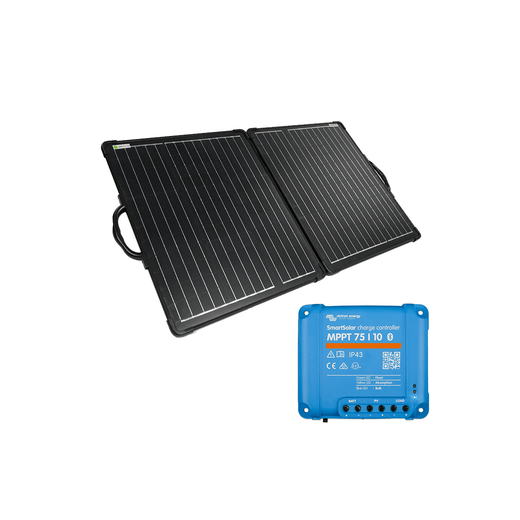 WATTSTUNDE 100W ULTRA LIGHT Solarkoffer WS100SUL mit Victron SmartSolar 75/10