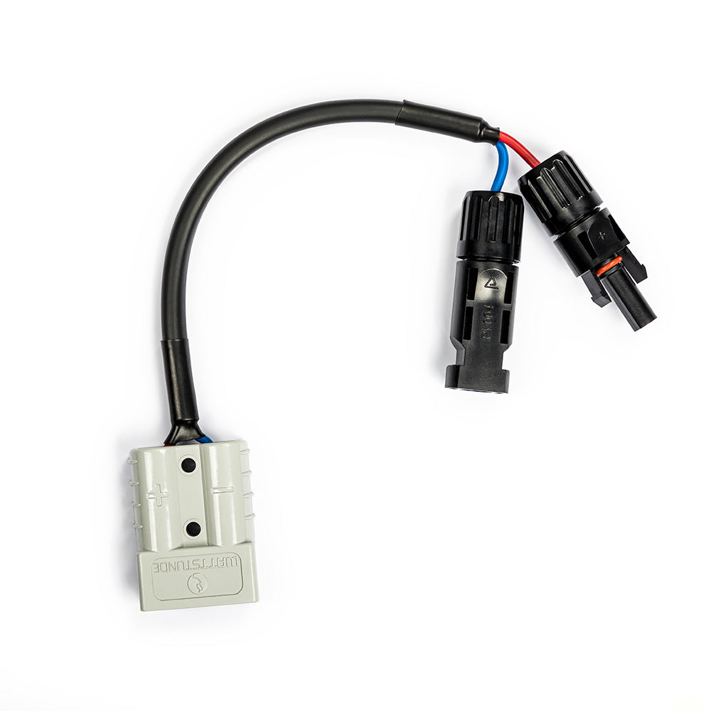 WATTSTUNDE® Adapterkabel (2x)4 mm² Typ-MC4/A50PS 20 cm schwarz