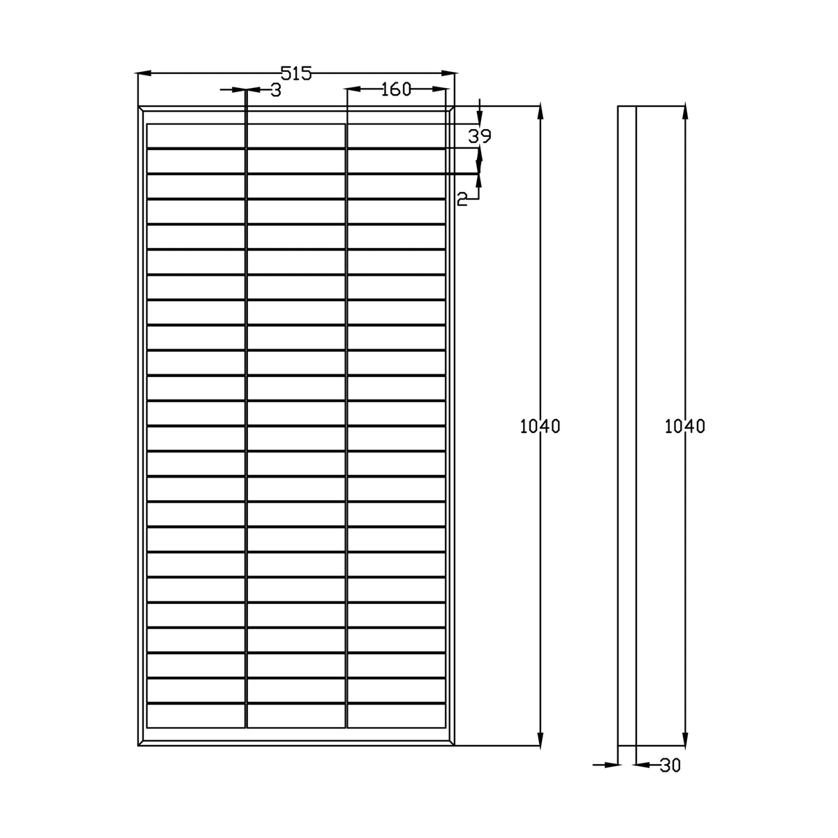 WATTSTUNDE® SOLA Frame Mono 100Wp HV