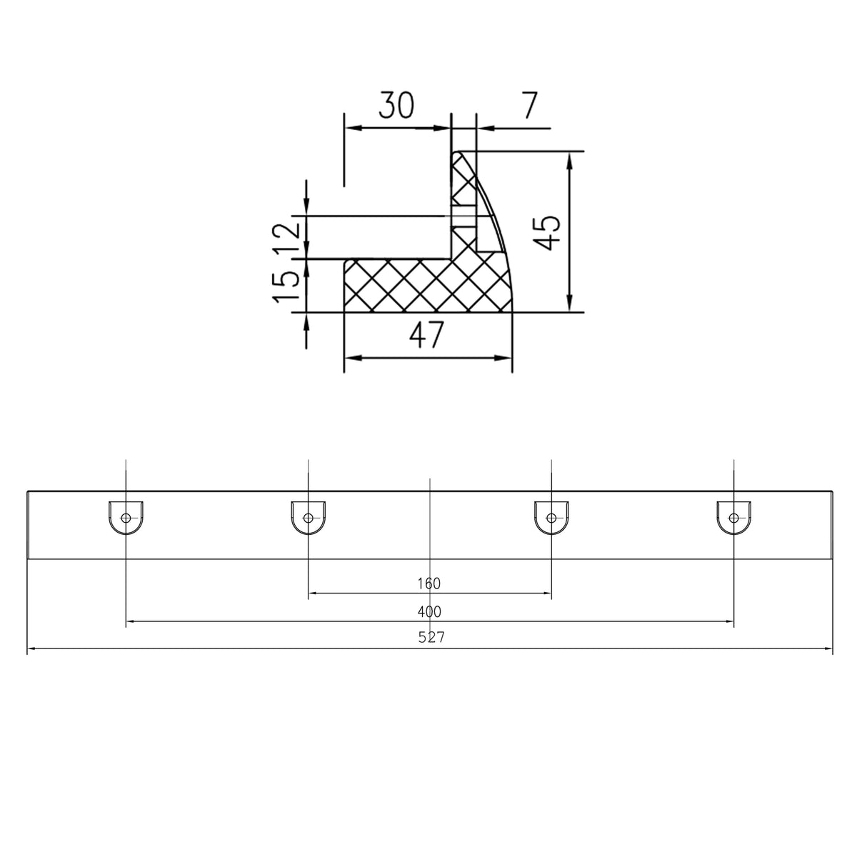 201-2153 - MOUNT Solarmodul Halterung 53 weiß (2)
