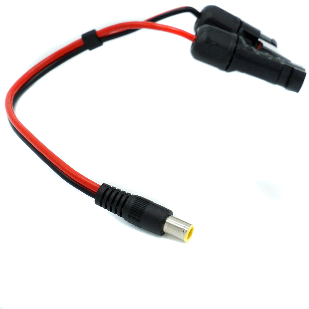 WATTSTUNDE® Adapterkabel (2x)2 mm² Typ-MC4/DC7909 männlich 20 cm schwarz