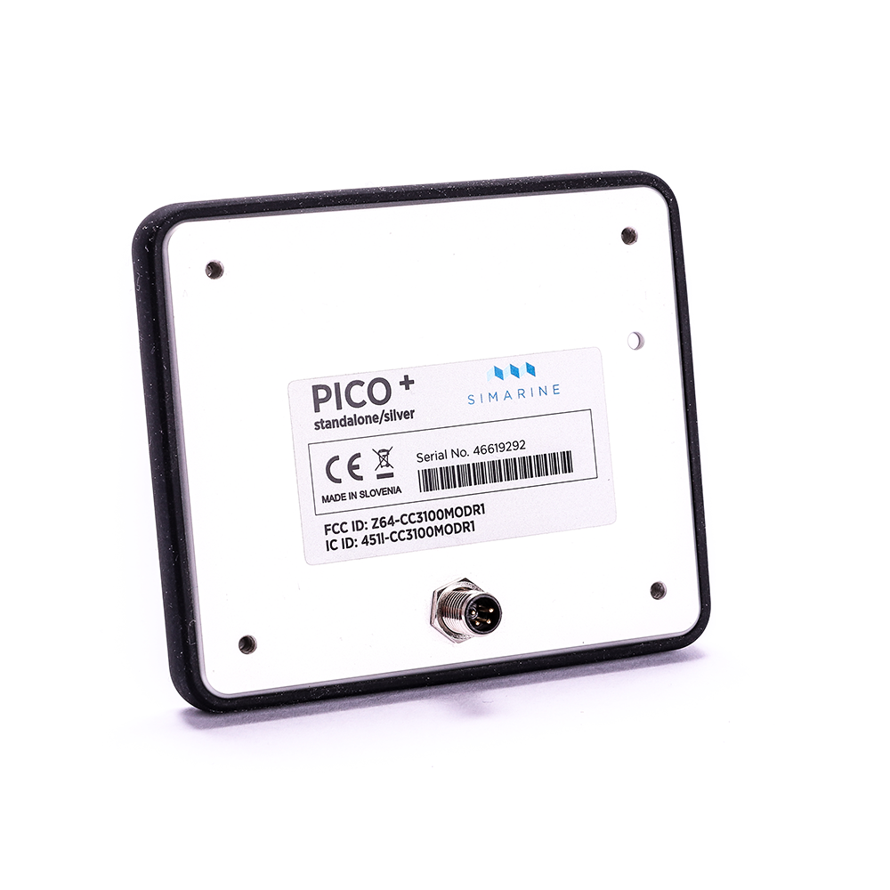 306-1000-003 - PICO Batteriemonitor - mit Rahmen silber (1)