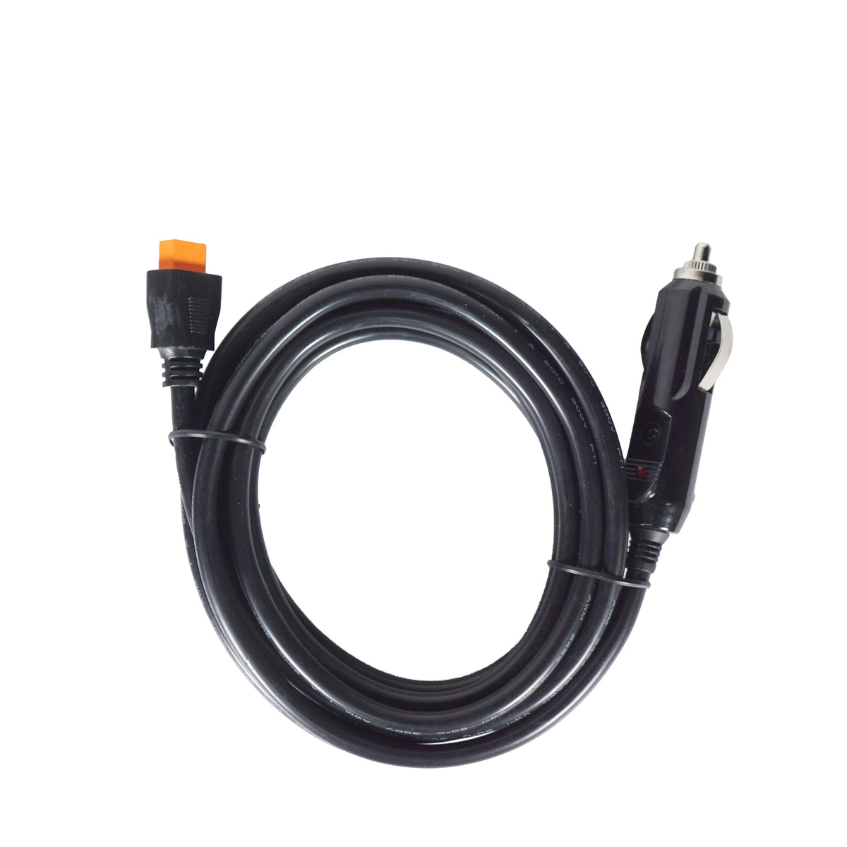 WATTSTUNDE® Adapterkabel (2x)2,5mm² XT60i-Stecker/KFZ-Stecker 3m schwarz