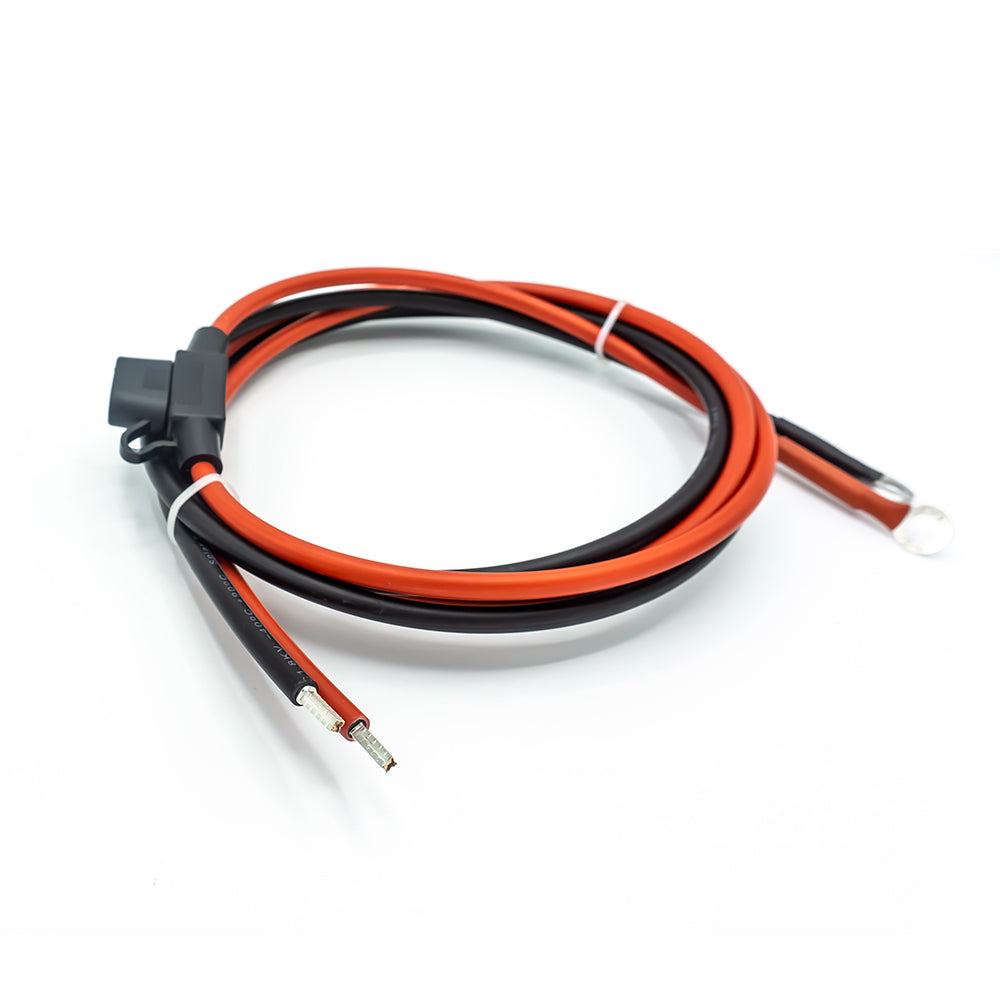 401-50001 - Sicherungskabel (mit Sicherung 20 A) 2 x 4 mm² M8/Aderendhülse 1,5 m rot/schwarz (4)