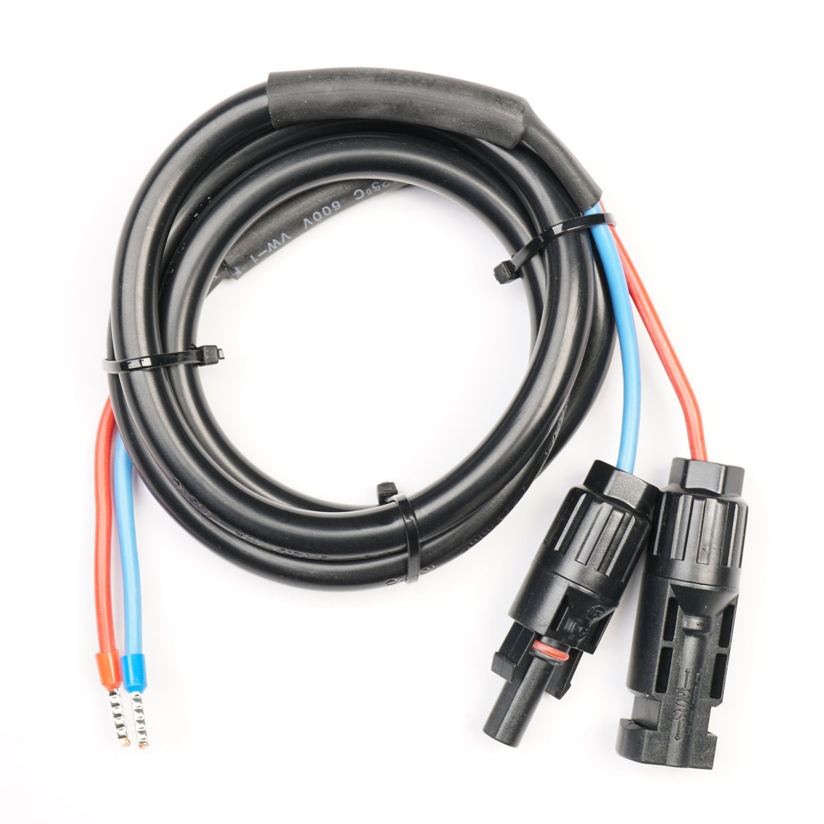 WATTSTUNDE® DAC 2.1 Anschlusskabel Solarmodul zu Laderegler 1 Meter 2 x 2,5 mm²