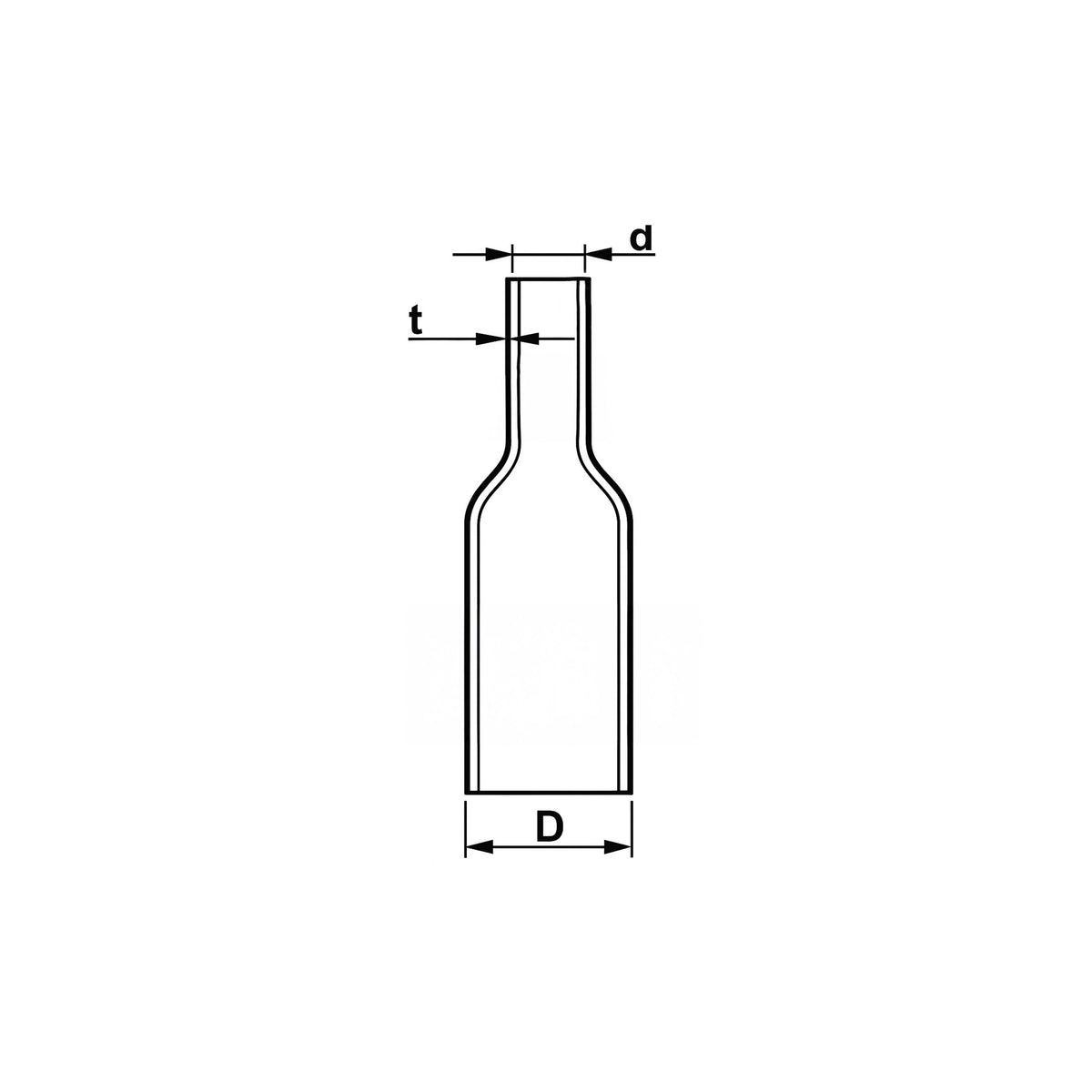WATTSTUNDE® Schrumpfschlauch 4,8/2,4 mm 10 m schwarz