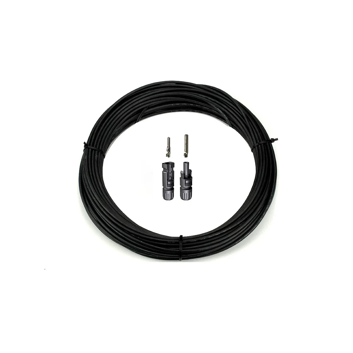 6mm² Solarkabel (L) + MC4 Stecker Set lose (30 Meter)
