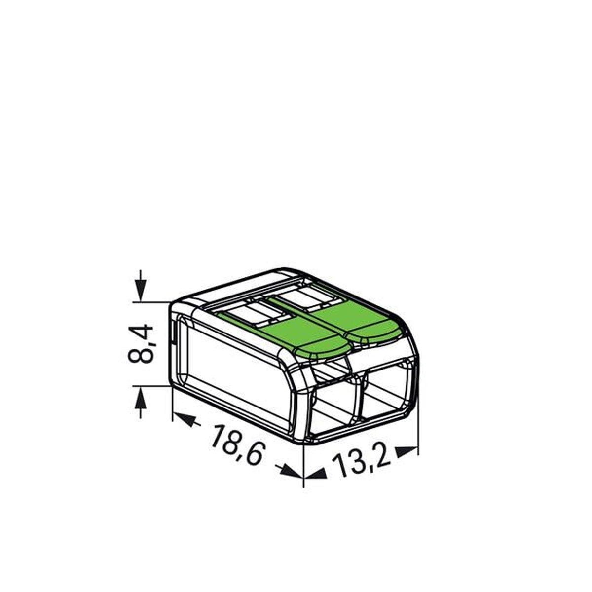 WAGO Verbindungsklemme Green Range flexibel bis 4mm² - 221-422