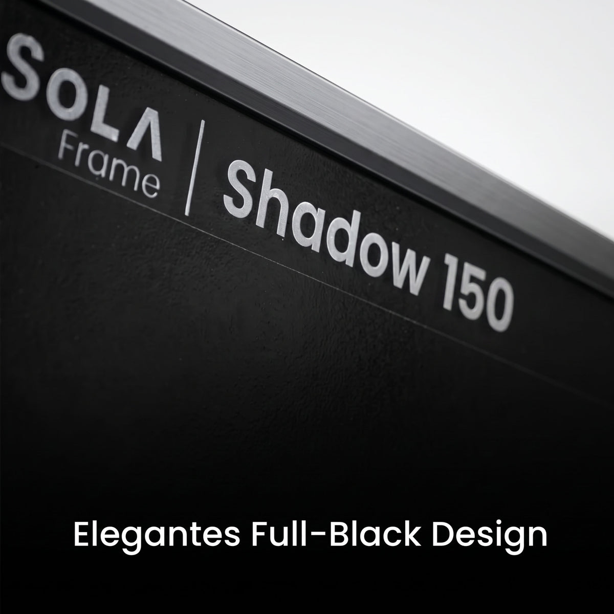 WATTSTUNDE® SOLA Frame Shadow Solarmodul 150 W