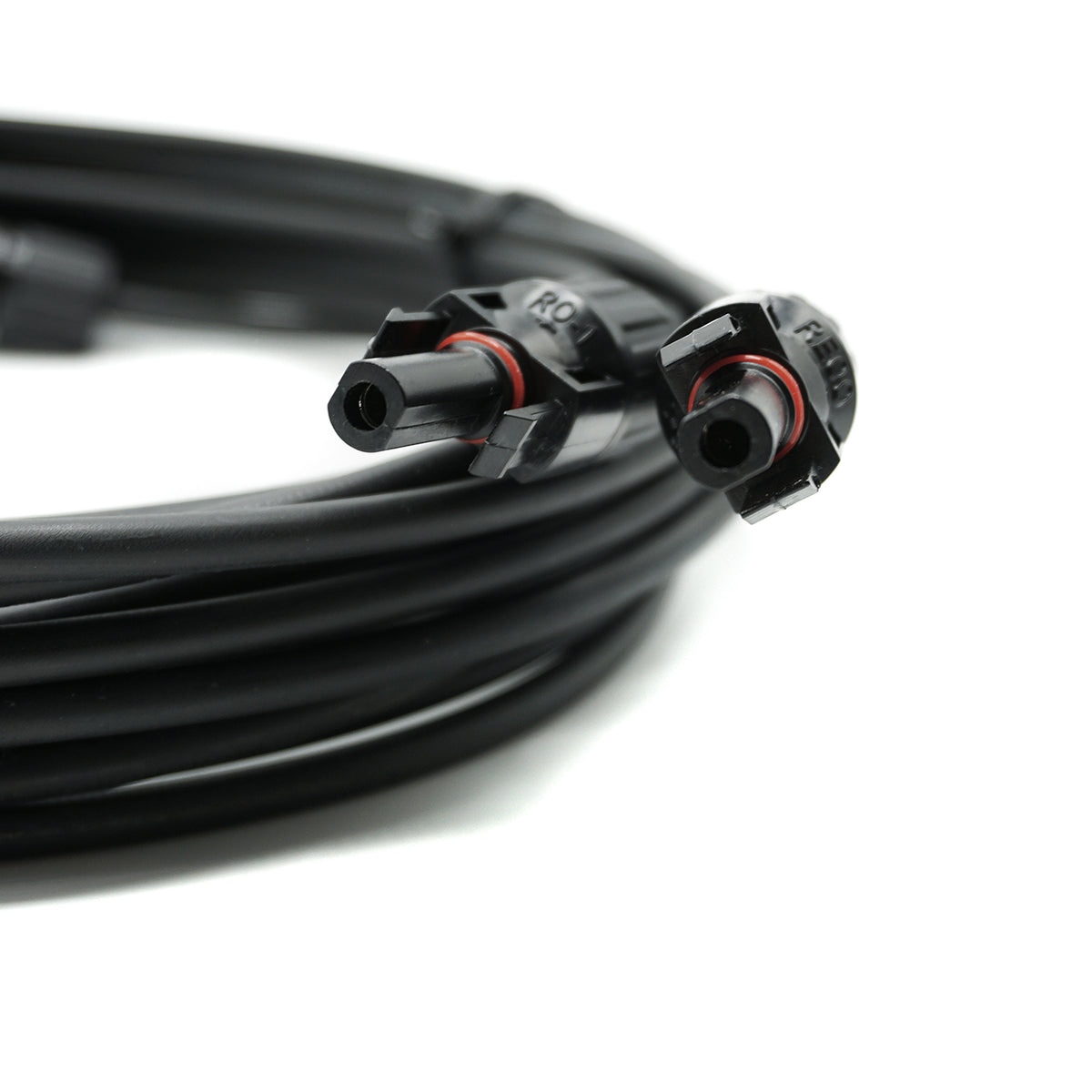WATTSTUNDE® Solarverlängerungskabel 2x4 mm² Typ-MC4/Typ-MC4 10 m schwarz