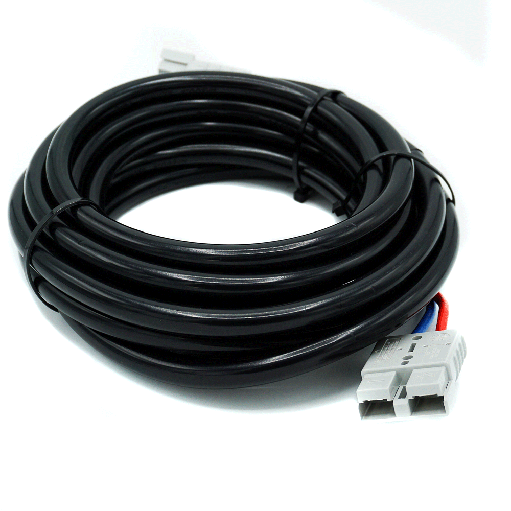 WATTSTUNDE® Verlängerungskabel (2 x) 6 mm² A50/A50 5 m schwarz