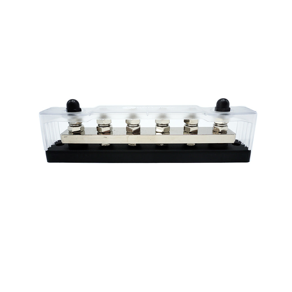 WATTSTUNDE® Busbar 6xM8 450 A / 70 V schwarz