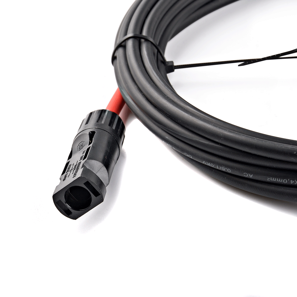 WATTSTUNDE® MVK 6.3 Anschlusskabel Solarmodul zu Laderegler 2x 3 Meter 6mm²