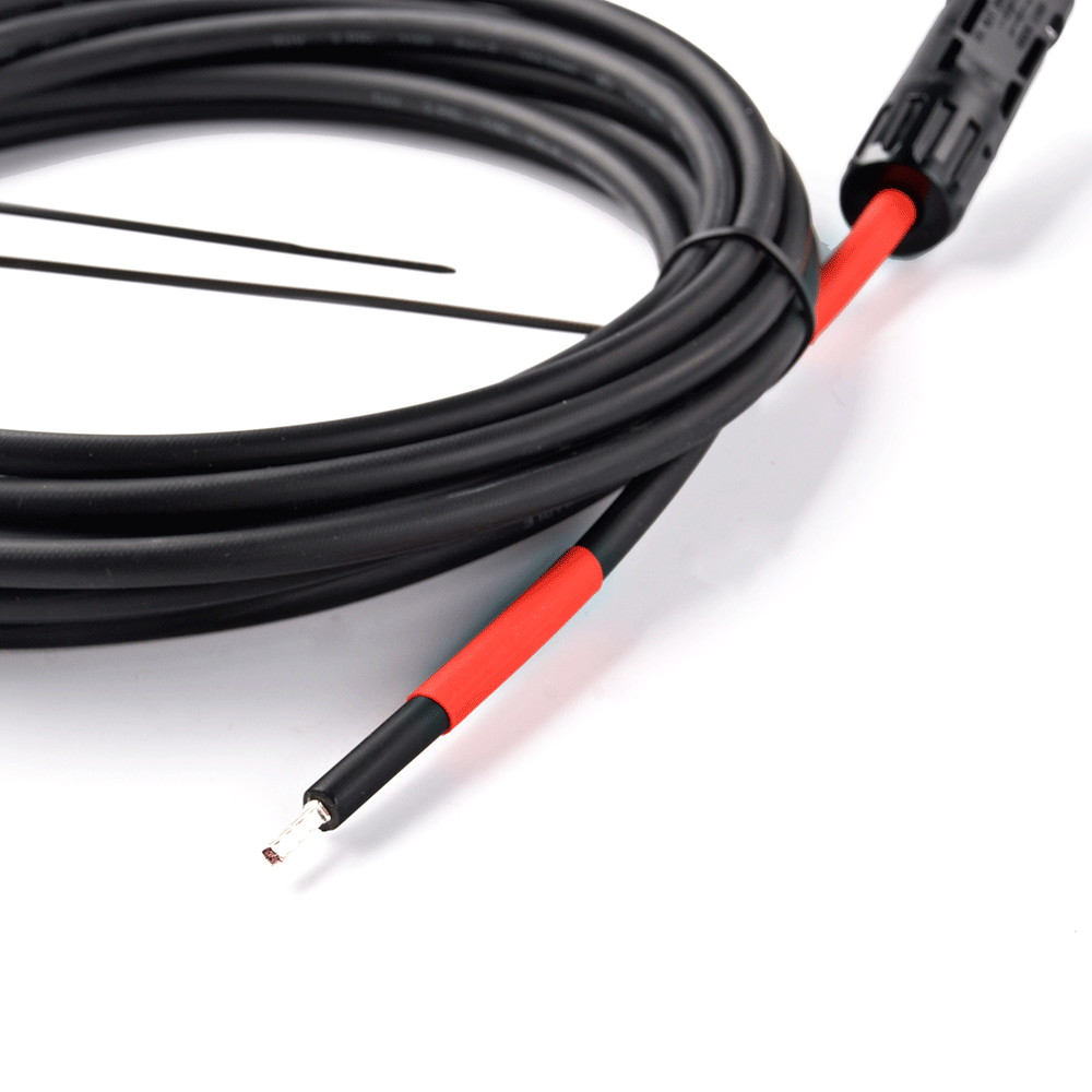 WATTSTUNDE® MVK 6.5 Anschlusskabel Solarmodul zu Laderegler 2x 5 Meter 6mm²