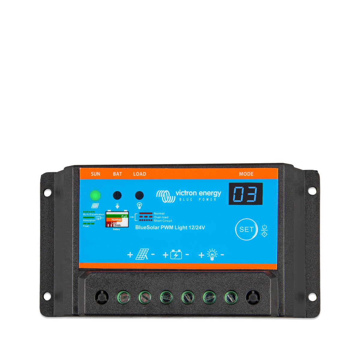 Victron BlueSolar PWM-Light Charge Controller 12/24V-20A