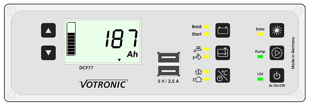 Votronic Power Control VPC Jupiter 200  mit Smart-Shunt und Masseband 35 mm² - 5748